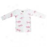 Hatley Therjal Cotton Henley Shirt - Long Sleeve (for Infants)