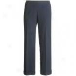 Hawksley And Wight Cuffed Gabardine Pants - Worsted Wool  (for Women)