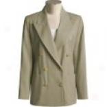 Hawksley And Wight Double-breated Wool Jacket (for Women)