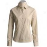 Hawksley And Wight Poplin Shirt - Long Sleeve  (for Women)