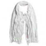 Helen Welsh Open Weave Wrap With Vintage Pin (for Women)