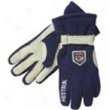 Hestra Xc Fleece Winter Gloves - Learher Palm (for Women)