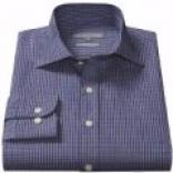 Hickey Freeman Blue Plaid Sport Shirt - Long Sleeve (for Men)