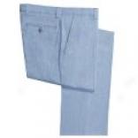 Hickey Freeman Italian Cotton Pants - Flat Front (for Men)