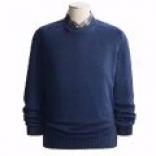 Hickey Freeman Saddle Yoke Pullover Sweater - Cotton Melange (for Men)