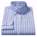 Hickey Freeman Spring Stripe Dress Shirt - Cotton, Long Sleeve (According to Boys)