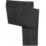 Hiltl Enzyme Wash Twill Pants - Stretch Cotton, Flat Front (On account of Men)