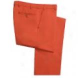 Hiltl Hartford Microfiber Pants - Flat Front (for Men)