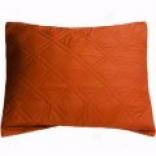 Homesource International Quilted Oxford Pillow Shams - European, Paired