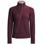 Ibex Rhyme Merino Wool Sweater - Full Zip (for Women)