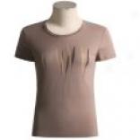 Icebreaker Superfine Nature Tree Fern Shirt - Merino Wool, Short Sleeve (for Women)
