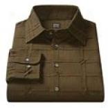 Ike Behar Clip Shirt - Italian Cotton, Long Sleeve (for Men)