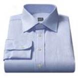 Ike Behar Mini Herringbone Dress Shirt - Italian Cotton, Long Sleeve (for Men)