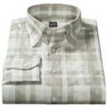 Ike Behar Textured Plaid Wantonness Shirt - Italian Cotton (for Men)