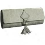Inge Reese Damask Clitch Bag - Embossed Leather