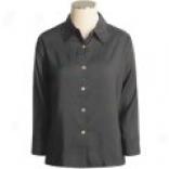 Ios Infinity Shimmer Shirt - Shantung Silk, ?? Sleeve  (According to Women)