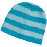 Jacob Ash Racked Stripe Beanie Hat - Ribbed (for Kids)