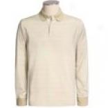 Jacquard Knit Polo Shirt - Long Sleeve (fpr Men)