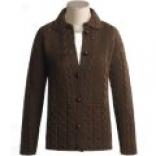 J.g. Glover Cable-knit Cardigan Sweater - Merino Wool (for Women)