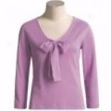 Joan Vass Cotton Knit Shirt - ?? Sleeve  (for Women)