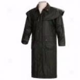 John Partridge Waxed Trenchland Long Coat (for Men And Women)