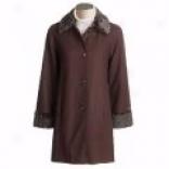 Jp 1893 Wool Coat - Faux Fur Trim (for Women)