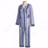 Julianna Rae Calistoga-stripe Pajamas - Long Sleeve (for Women)