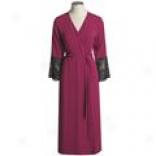 Julianna Rae Silk Crepe Robe - Long, Long Sleeve (for Women)