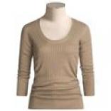 Kinross Silk-cashmere Cable Knit Sweater - ?? Sleeve (for Women)