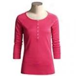 Lilla P Classic Henley Shirt - ?? Sleeve (for Women)
