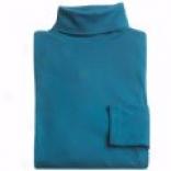 Lilla P Pima Cotton Turtleneck - Long Sleeve (for Women)