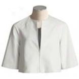 Louben Crop Jacket - Metallic, ?? Sleeve (for Women)