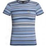 Lowe Alpine Dryflo(r) Seamless Stripey T-shirt - Short Sleeve (for Women)