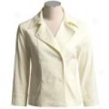 Luxe.eleven Double-breasted Jacket - Linen-rayon (for Women)