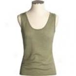 Magaschoni Luxe Tank Top - Tussah Silk-cott0n (for Women)