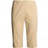 Magaschoni Skinny Knee Pants - Italian Ultra Stretch Cotton (for Women)