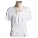 Magaechoni Trapeze Shirt - Cotton, Short Sleeve (for Women)