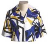 Maggy London Abstract Print Jacket - Deficient Sleeve (for Women)