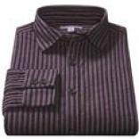 Martin Gordon Chenille Stripe Sport Shirt - Long Sleeve (for Men)