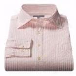 Martin Gordon Grosgrain Striped Sport Shirt - Cotton, Long Sleeve (for Men)