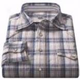 Martin Gordon Linen Striped Sport Shirt - Yarn Dyed, Long Sleeve (for Men)