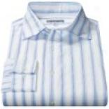 Martin Gordon Ombre Striped Shirt - Cottton-linen, Long Sleeve (for Men)