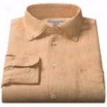 Martin Gordon Oxford Sport Shirt - Linen, Long Sleeve (for Men)