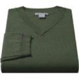 Marfin Gordon Sddle Raglan Sweater - V-neck, Wool-nylon (for Men)