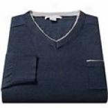 Martin Gordon V-neck Pullover Sweater - Cotton-cashmere (for Men)