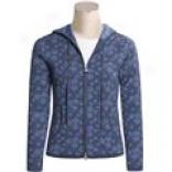 Neve Designs Violet Floral Hoodie Sweater - Merino Wool (for Women)
