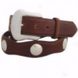 Nocoma Scalloped Belt Witn Round Conchos (for Men)