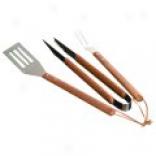 Norpro 18/10 Stainless Barbecue Utensil Set - 3-piece