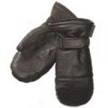 Orage Cylia Leather Ski Mittens - Waterproof Insulated (for Women)