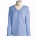 Orvis Cardigan Sweater - French Terry (for Women)